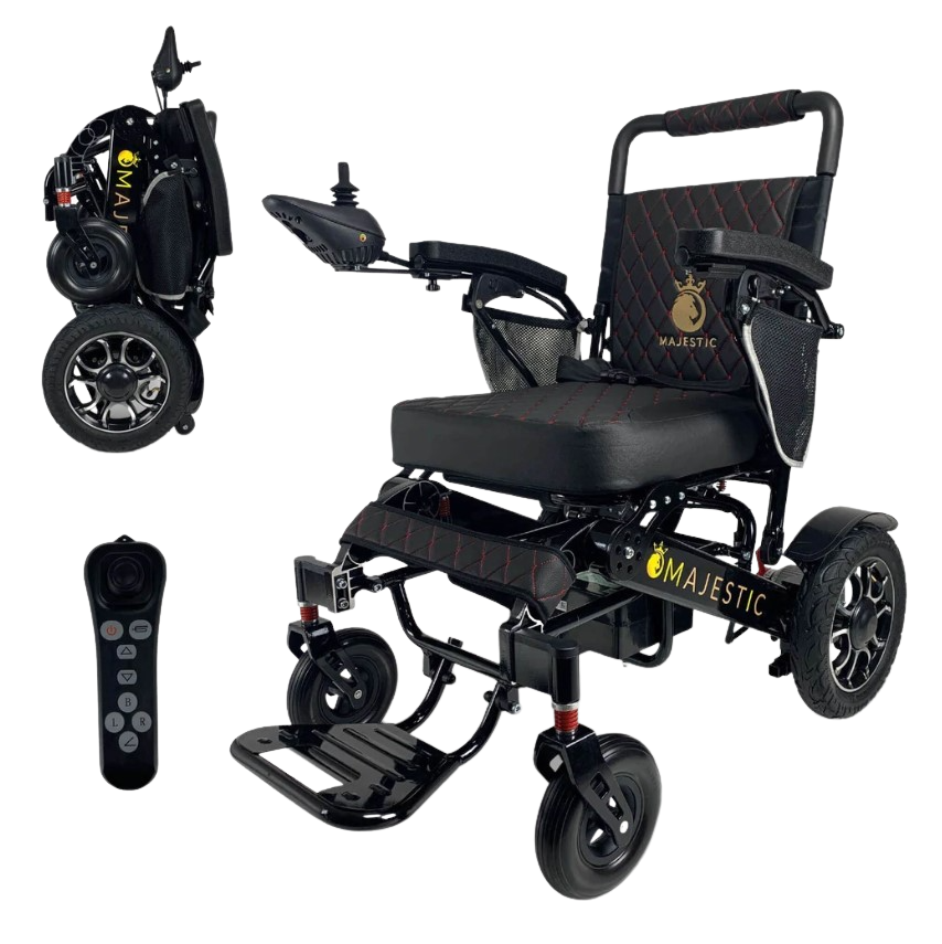ComfyGO Majestic IQ-7000-AF Remote Control Automatic Folding Electric Wheelchair New