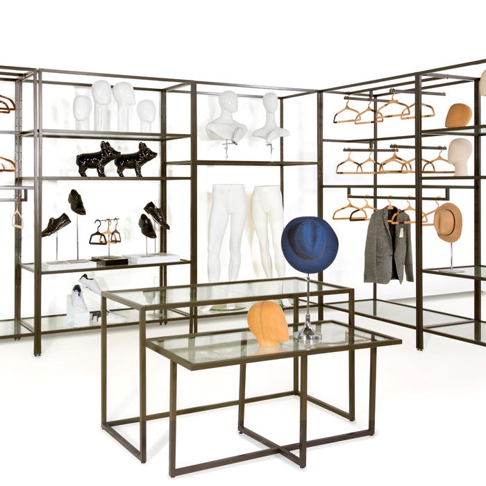 Econoco Linea Freestanding Merchandising Unit