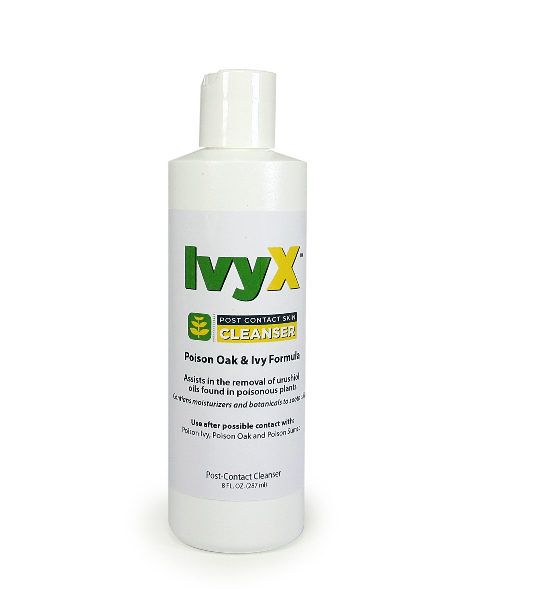 First Aid Only IvyX Post-Contact Cleanser, 8 oz. Bottle, Case of 12 (48 per order)