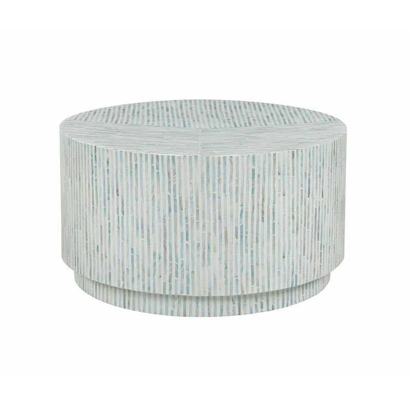Capiz Coffee Table in Blue