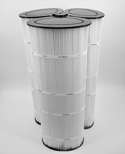 XLS-928 3 Pack Replacement Pool Filter Cartridge for Jacuzzi Triclops TC450 (Oval) Pool Filter