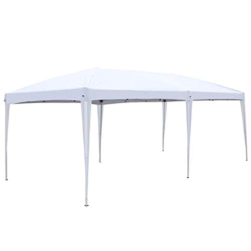 FGHTH 10x20 ft Pop up Canopy Tent Instant Sun Rain Shelter Party Tent Outdoor Event Waterproof Wedding Folding Tent Patio Gazebo w/Carry Bag,White
