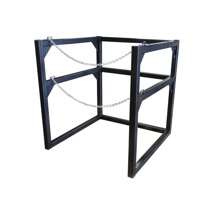 Justrite Cryogenic Cylinder Storage Rack (For 2 Cryogenic Cylinders)