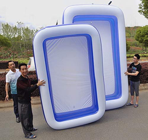 Mopoq Children's Pool Inflatable Pool Home Bath Thickening Bath Game Pool Water Gun Toy Swimming Ring 4 Layers (Size : XXXL)