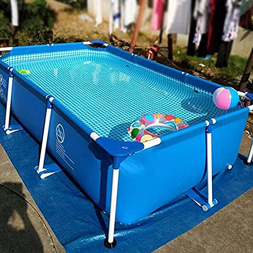 RSQJ Family Swimming Pool Above Ground Large Swimming Pool with Brackets Kids and Adults Can Swim Family Pool Dogs Pond