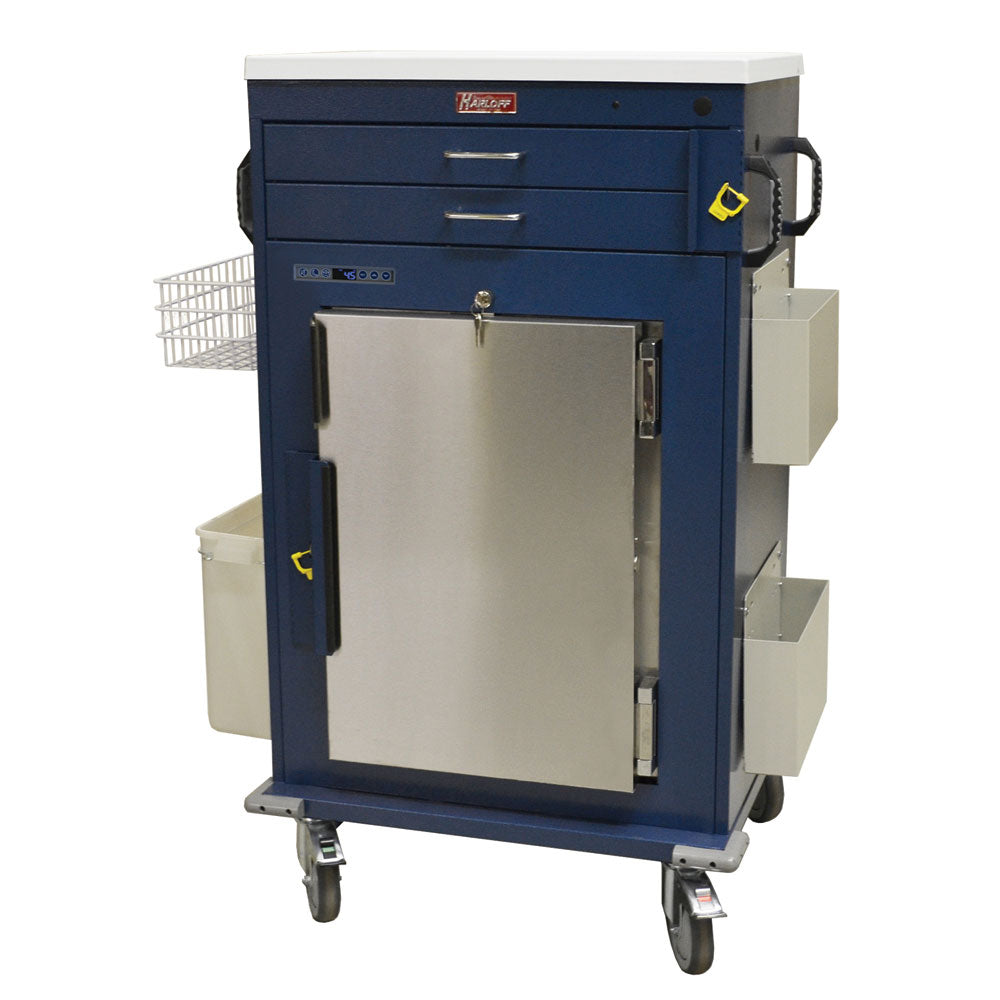 Harloff Malignant Hyperthermia Cart, Refrigerator, 2-Drawers