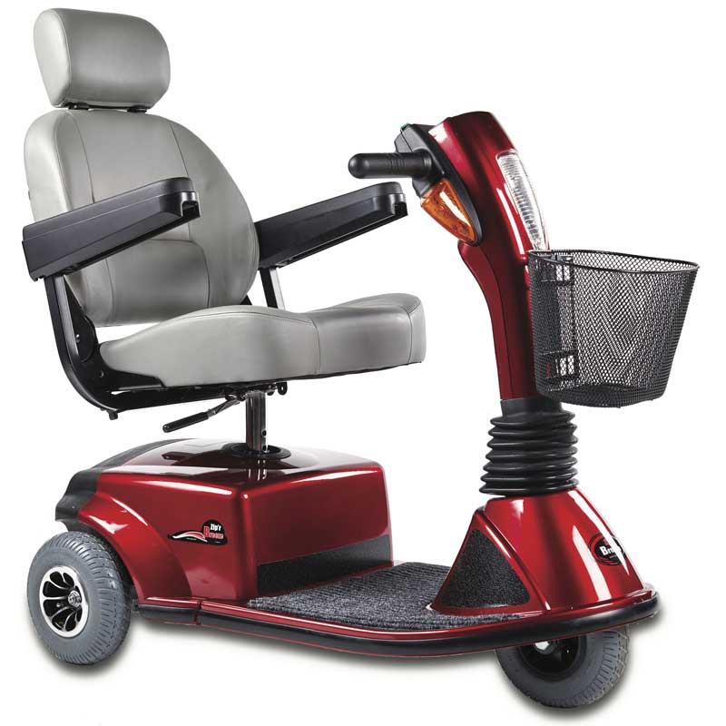 Zip'r Breeze 3-Wheel 24V 250W Heavy Duty Mobility Scooter Red New
