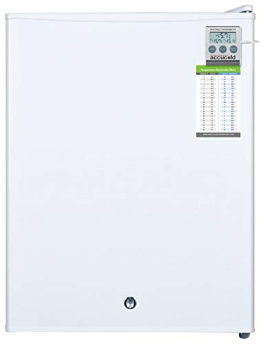 Summit Appliance FS30LMED Accucold Compact All-Freezer, 1.8 cu.ft Capacity, NIST Calibrated Temperature Display, Factory Installed Lock, Secure Three-Pronged Cord, Adjustable Thermostat