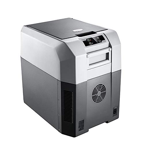 YUTGMasst Portable Mini Refrigerator with Compressor 24 Liter, Small Car Fridge Compact Cooler Freezer, Freezing -64 ° F, 12V/24V/100~220V, LCD Panel,Battery Protection Syste