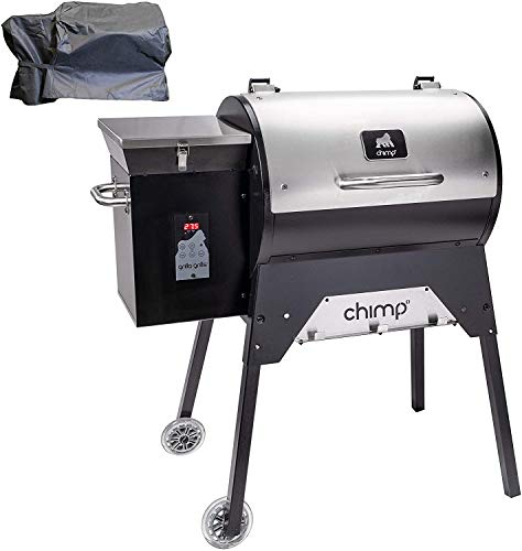 NON WIFI Grilla Grills - Chimp Tailgater Bundle | Smoker and BBQ Wood Pellet Grill | Foldable Frame | Dual Mode PID Controller | Stainless Steel Construction | Up to 580 Sq. in Cooking Space