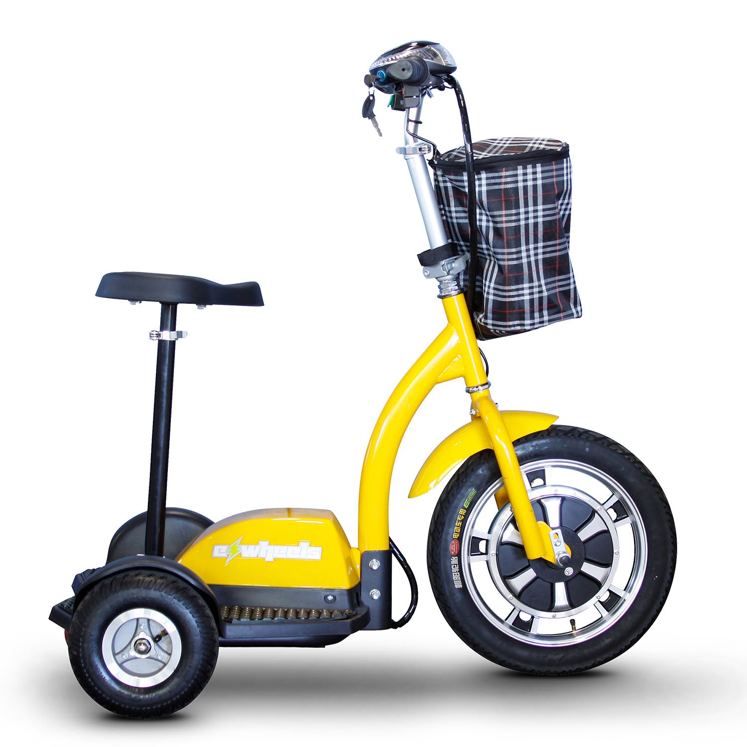 EWheels EW-18 Stand-in-Ride 3-Wheel Folding Mobility Scooter