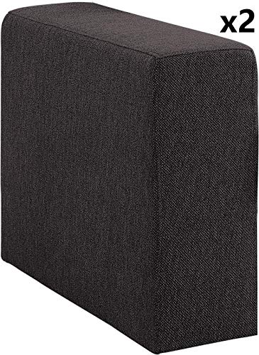 Lilola Home Jules 4 Seater Sofa in Dark Gray Linen