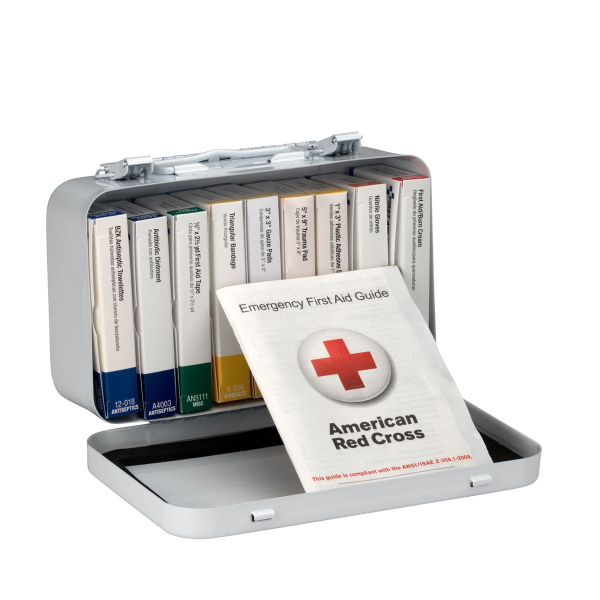 First Aid Only 10 Unit First Aid Kit, Metal Case (5 per order)
