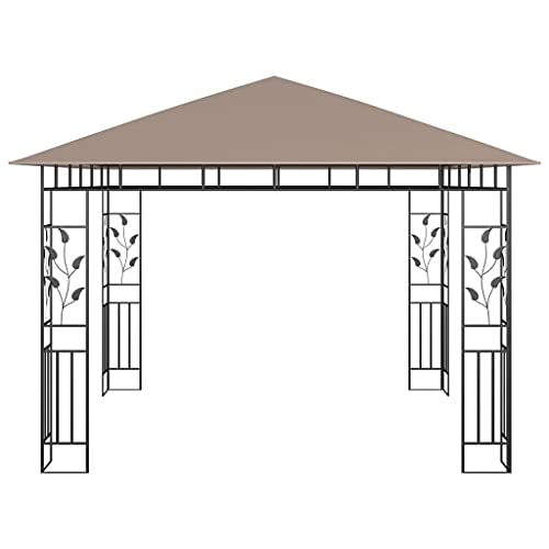vidaXL Gazebo with Mosquito Net 19.7'x9.8'x9' Anthracite