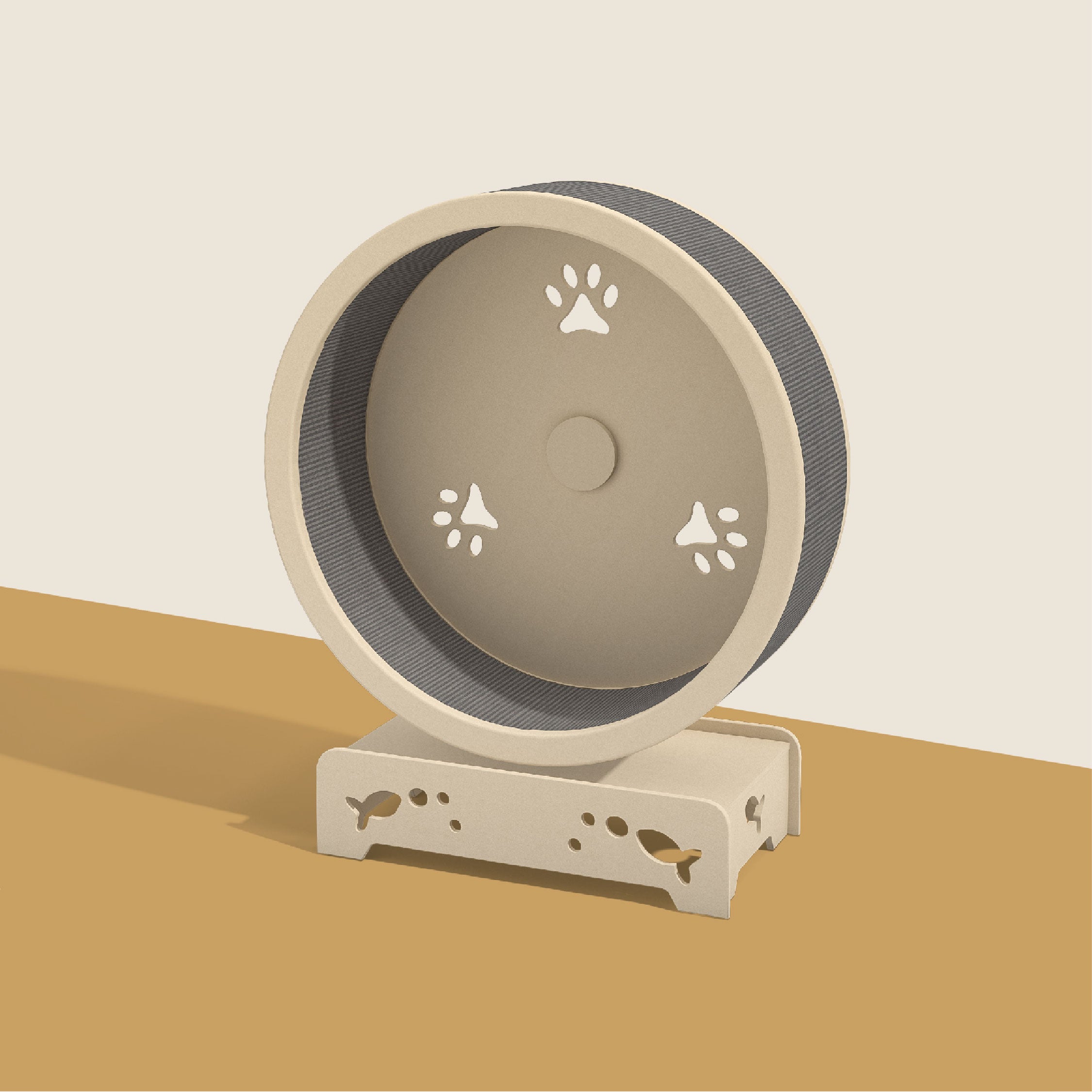 Paws and Fish Cat Wheel