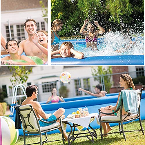 Swimming Pools Above Ground Pool with Filter Pump - 12FT Kiddie Pool Baby Pool Swimming Pool Above Ground Pools for Kids Pool,Inflatable Pool for Kids Pools for Backyard,Inflatable Pool for Adults