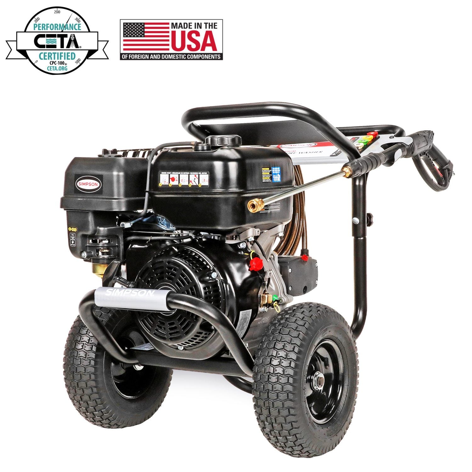 Simpson PS60843 PowerShot 4400 PSI 4 GPM Gas Pressure Washer Manufacturer RFB