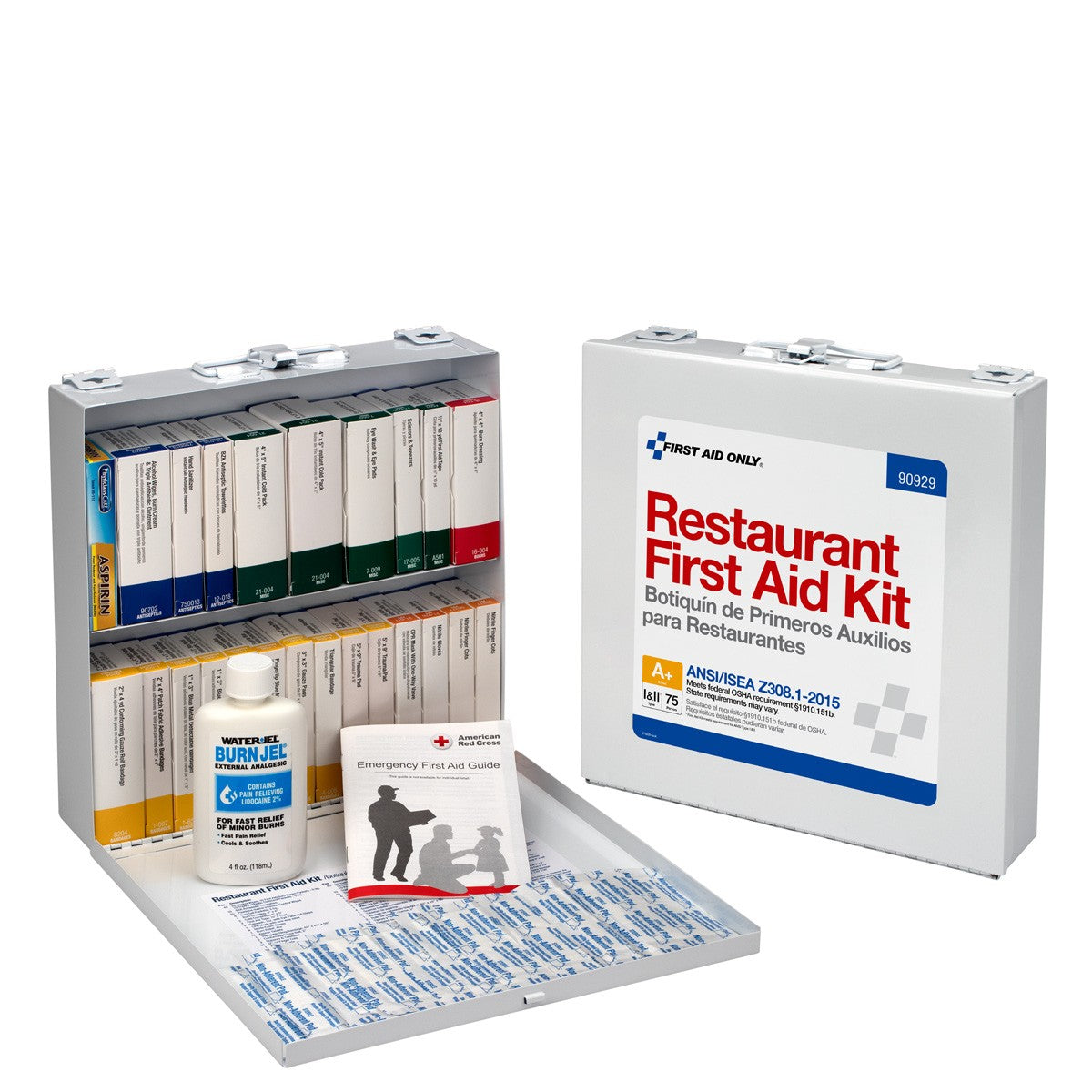 First Aid Only Restaurant and Food Processing 75 Person ANSI A+ First Aid Kit, Metal (2 per order)