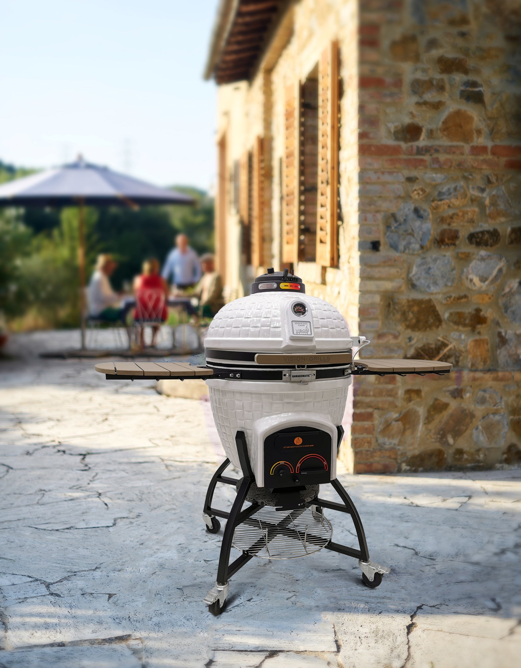 Vision Grills Elite Series XR402 Deluxe Ceramic Kamado Grill