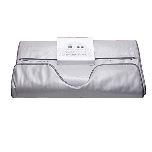 Binglinghua® Sauna Blanket Heating Automatic Sleep Weight Lose Detox Steam Blanket (gray)