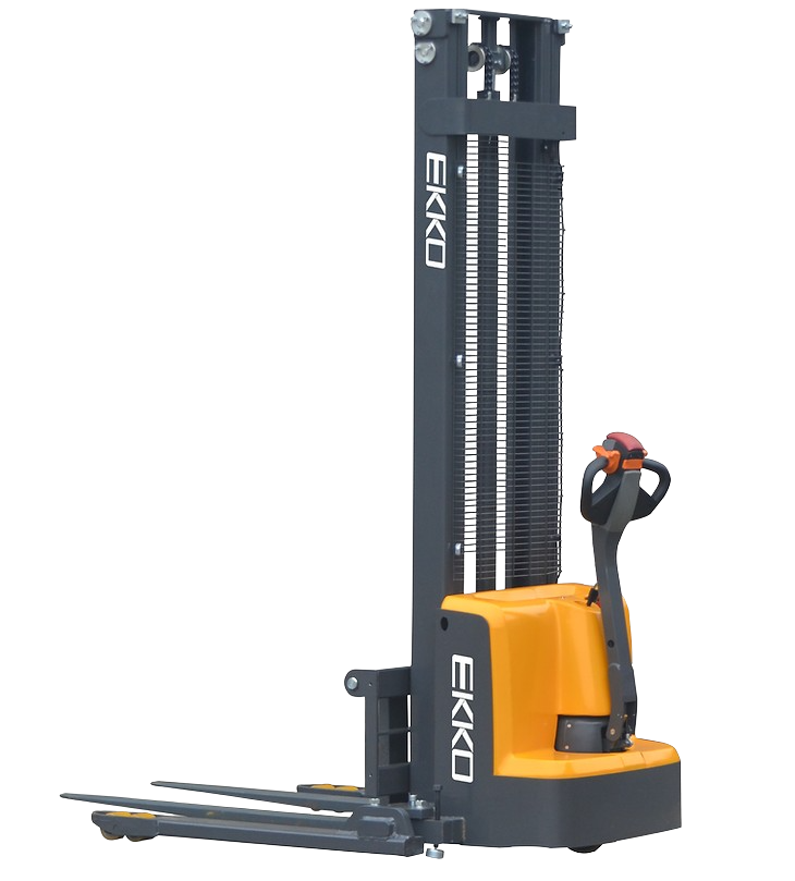 Ekko EB13E Full Powered Straddle Stacker 119