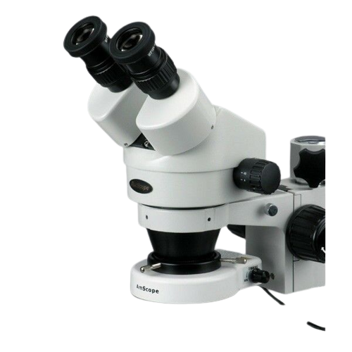 Amscope SM-3BX-80S 3.5X - 45X Stereo Zoom Microscope on Boom Stand with 80 LED Light New