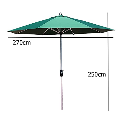 LKP Outdoor Table Umbrella Aluminum Patio Umbrella with Crank Sunbrella Large Beach Umbrella Garden Lawn Backyard Pool Market Umbrella
