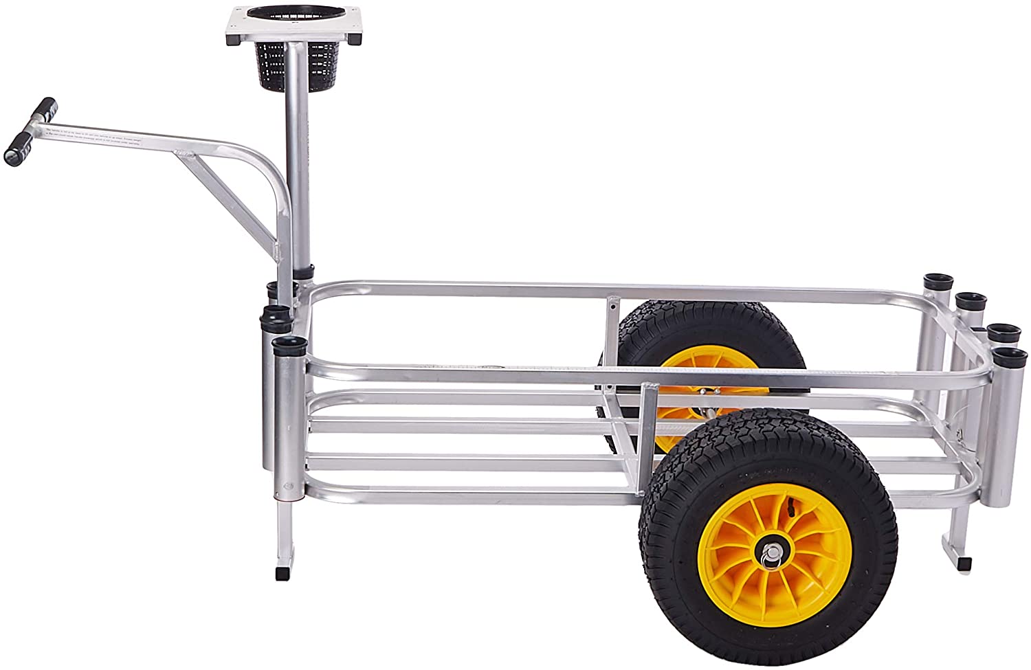 Angler's Fish-N-Mate 143 Pier Cart with Cutting Board and Bait Basket New