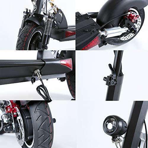 NanRobot D5+ 2.0 Foldable Lightweight 2000W 26ah 52V Electric Scooter Black New