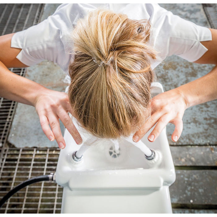 Justrite Wall Mount, Closed ABS Bowl, Hughes Eye/Face Wash