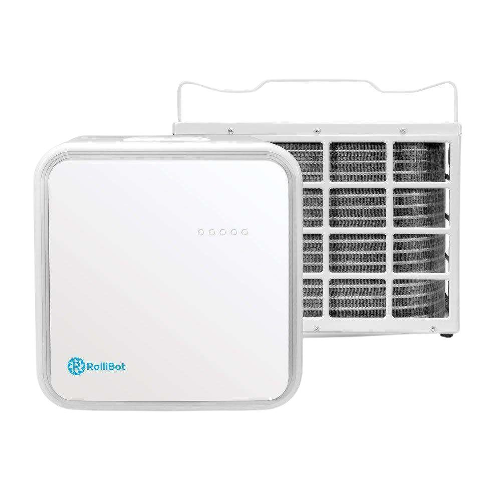 Rollibot Rollicool P800 10000 BTU Smart Alexa Enabled Lightweight Portable Mini Split Air Conditioner with Dehumidifier and Fan New