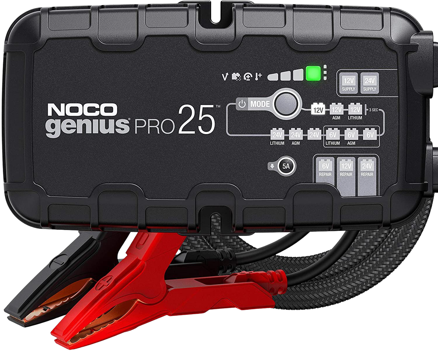 NOCO GENIUSPRO25  6V/12V/24V 25-Amp Smart Battery Charger New