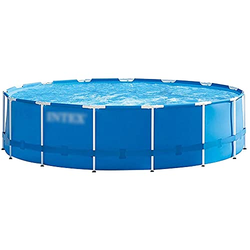 CMAO Outdoor Large Foldable Paddling Pool, Thicker Household Large Inflatable Swimming Pool, Extra Thick net, Easy to install-102.5ft_Blue