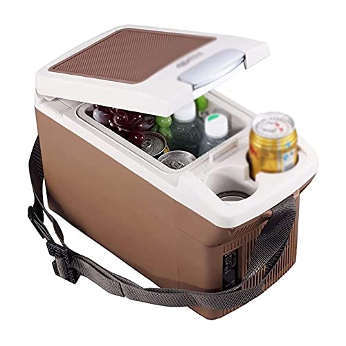 Compact Car Refrigerators Hot Cold Portable Camping Electric Cooler Box Portable Electric Cooler Box Warmer Freezer Fridge Vehicle Freezer for Outdoor Family Dormitory Truck Rv Outdoor Travel//52