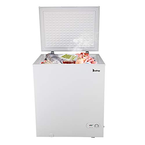 ZOKOP BD-150 AC115V/60Hz 143L/ 5.0 CU.FT Single Door Horizontal Freezer (white)