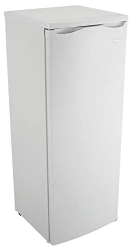 Danby DUFM059C1WDD 5.9 Cu.Ft. Garage Ready Upright Freezer with 5 Shelves, Mechanical Thermostat and Manual Defrost, Energy Star Rated