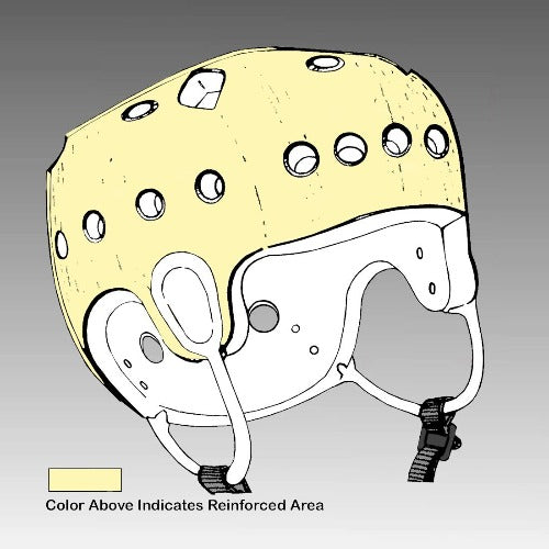 Danmar Products 9824 Hard Shell Helmet with Face Bar