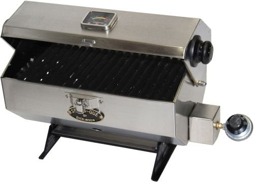 Dickinson Sea-B-Que, small ss propane bar-b-que bbq