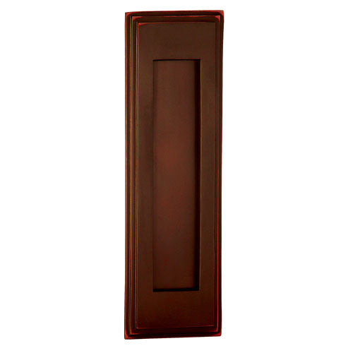 Salsbury Vertical Door Letter Drop Mail Slot 4085A - Letter Size, Solid Brass, Antique Finish