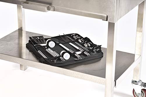 IG Charcoal BBQ IG693247 BBQ Grill, Silver