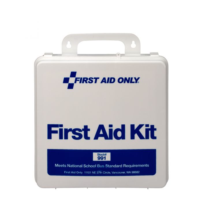 First Aid Only 50 Person National Standard Bus First Aid Kit, Plastic Case - (Case of 3)
