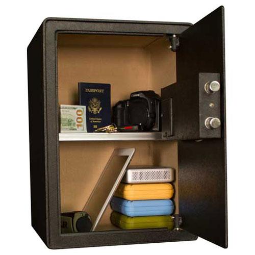 Tracker Safe Security Safe S19 With Biometric Lock & Keyed Lock 13-3/4