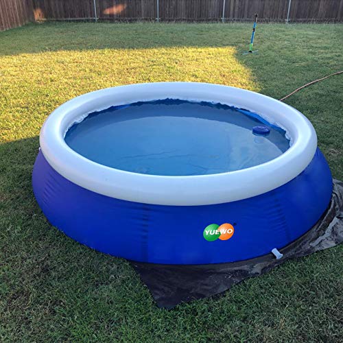 YUEWO Inflatable Swimming Pool for Kids and Adults, Large Kiddie Pool Outdoor Portable Blow Up Swimming Pool for Family, Backyard, Outside and Water Summer Party Without Filter Pumps