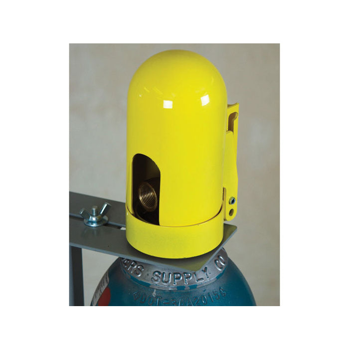 Justrite Safety Snap Cap For Gas Cylinders, High Pressure-Fine Thread