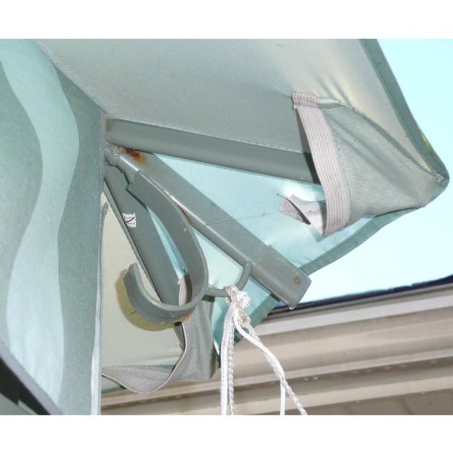 Garden Winds 12 x 10 Scroll Design Gazebo Replacement Canopy Top Cover and Netting