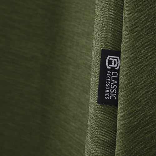 Classic Accessories Montlake FadeSafe 9-Foot Round Bamboo Patio Umbrella, Heather Fern