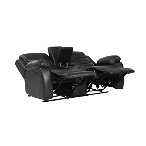 Merax YA-W22334250 Love Seats, 2-Seater, Black