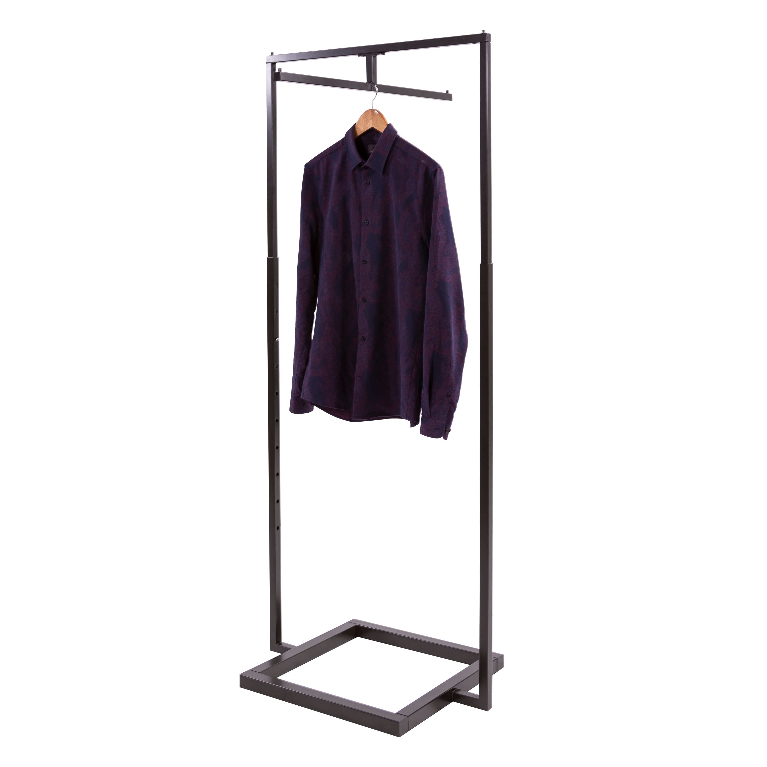 Econoco Linea Extended 2-Way Rack with Straight Bar with Adjustable Height