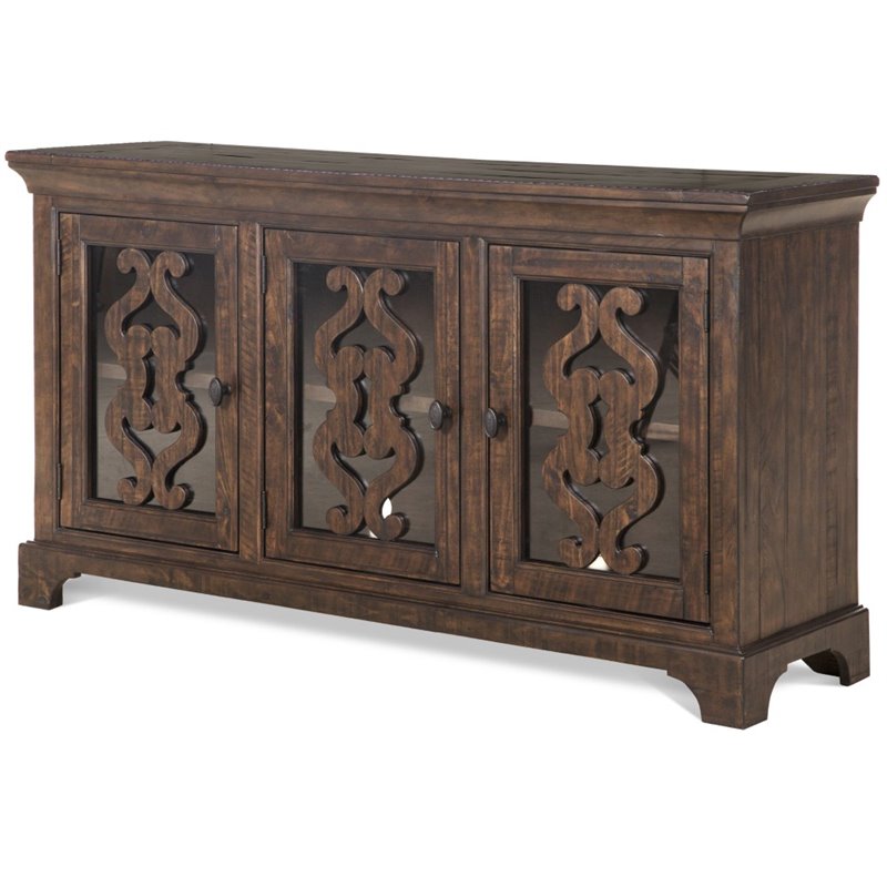 Magnussen St. Claire Traditional Server in Rustic Pine