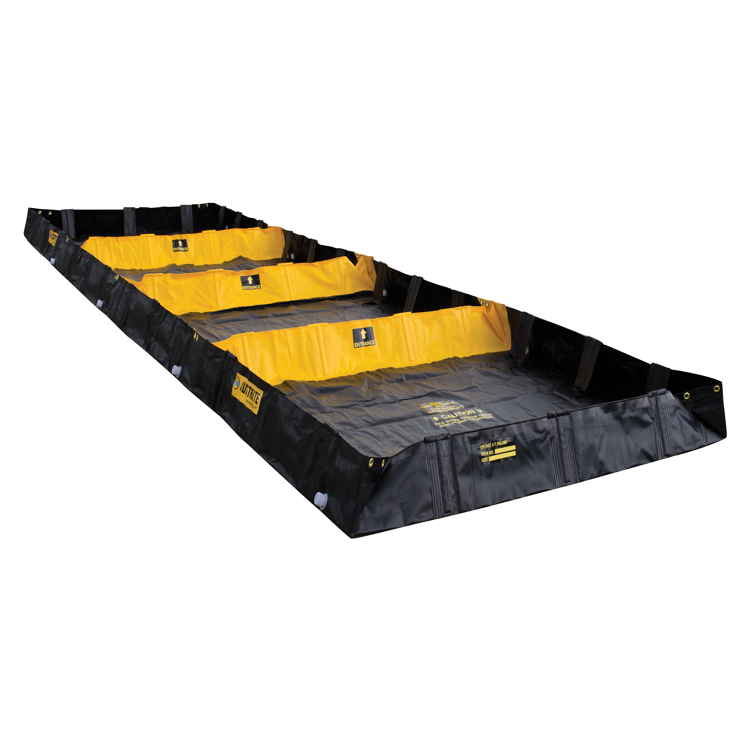 Justrite Decon QuickBerm®, 4-Zone, 6'W x 20'L x 8